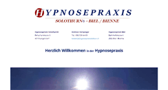 Desktop Screenshot of hypnosepraxissolothurn.ch