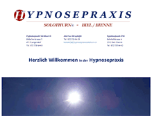 Tablet Screenshot of hypnosepraxissolothurn.ch